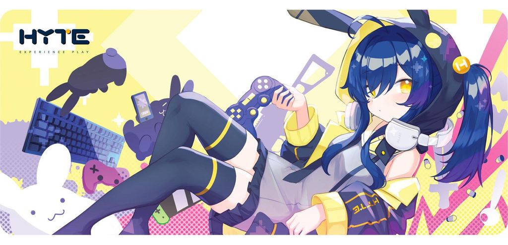 HYTE Bunny Splash - Eternity Mauspad - mehrfarbig