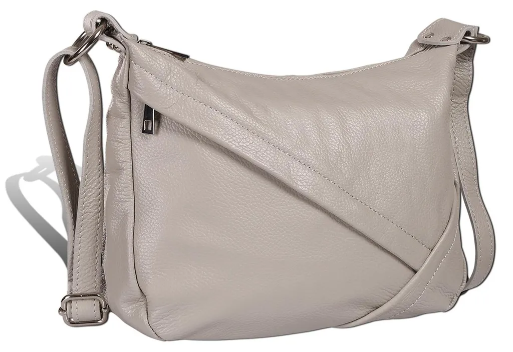Sac à bandoulière Toscanto idéal pour le travail et sorties, gris