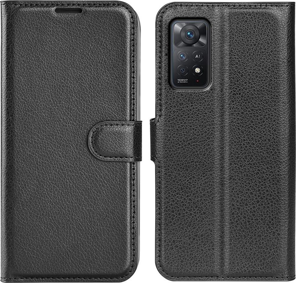 Xiaomi Redmi Note 11 Pro 5G Hülle - Coverup Klapphülle - Schwarz