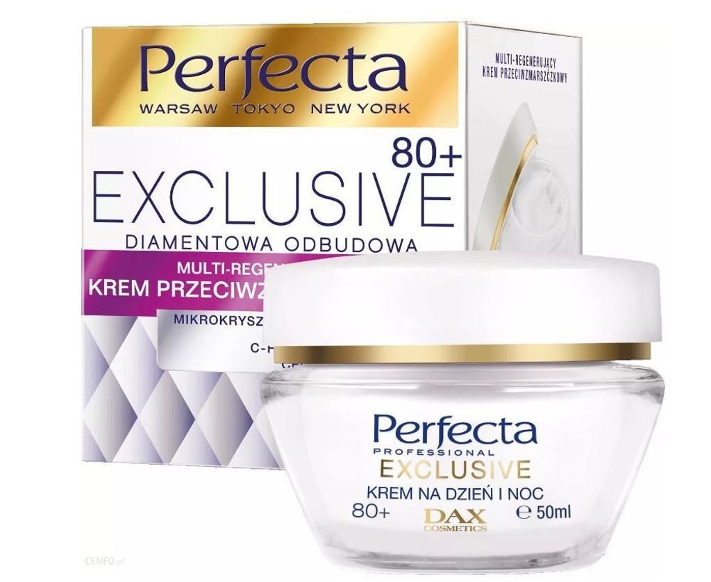 Premium Anti-Aging Gesichtscreme 80+, Tag und Nacht Pflege, Produktbild 