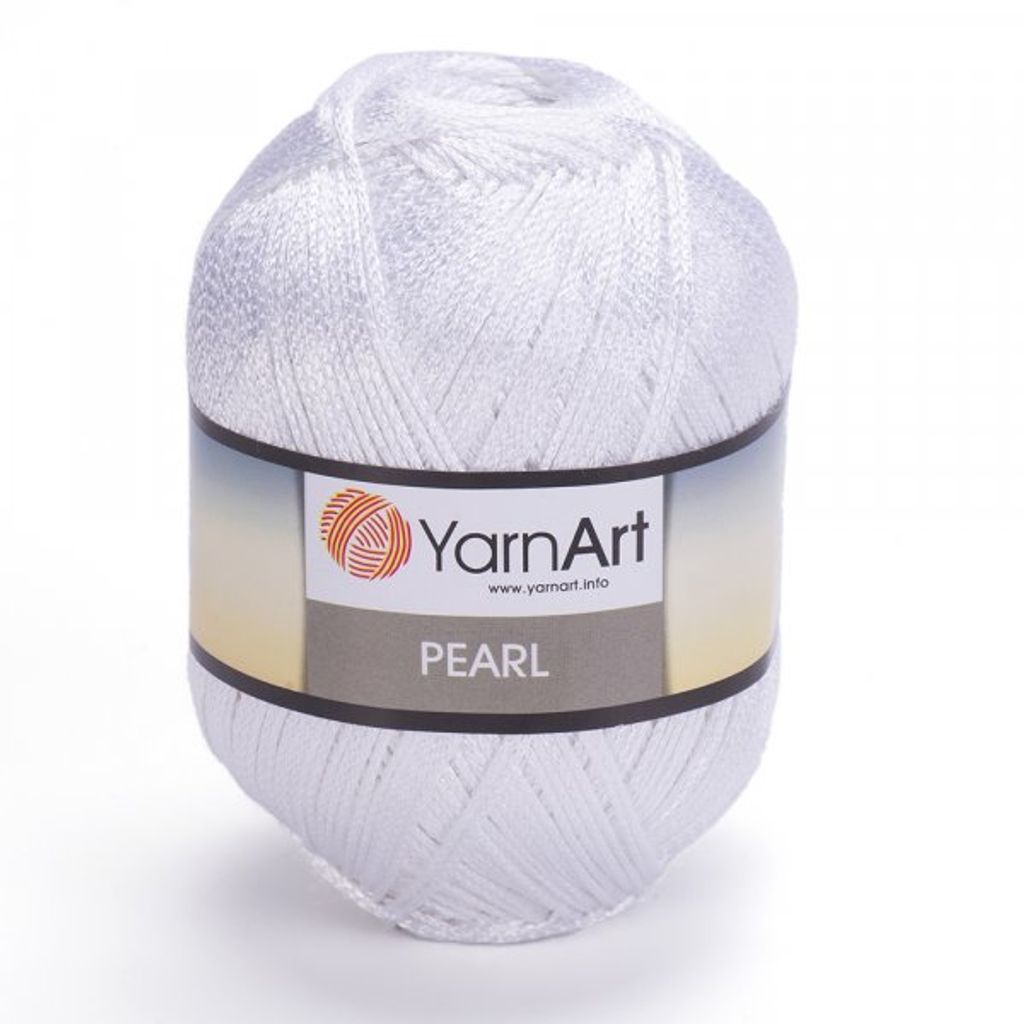 Yarn Art Pearl 106 White Strickgarn