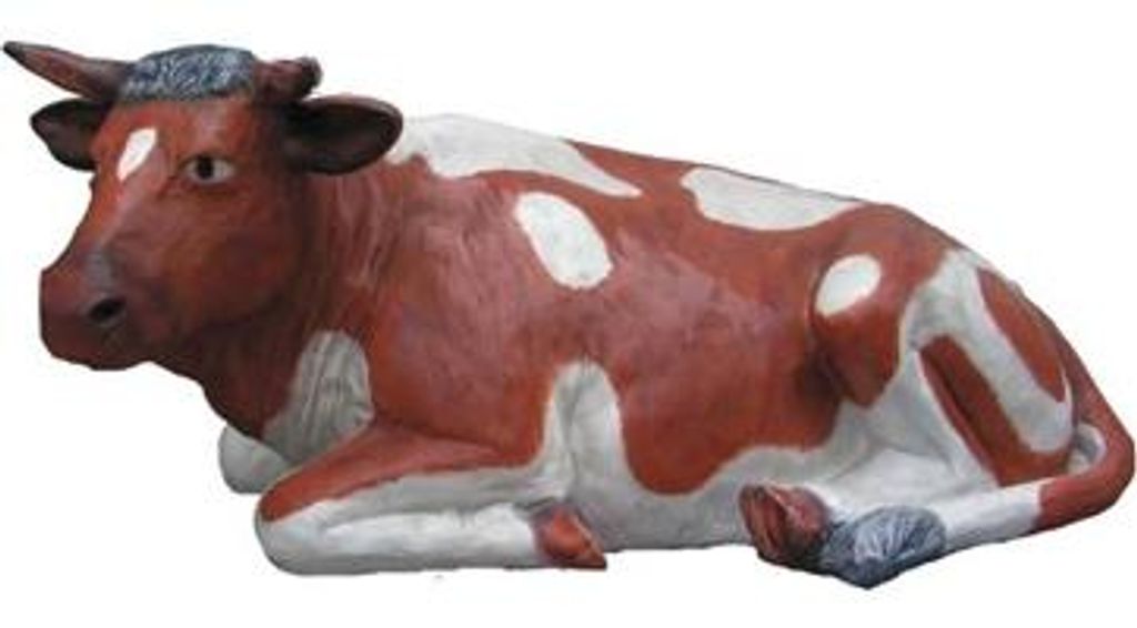 Aufsteller Rind Dekoration Bauernhof Deko Garten Kühe Skulptur Kuh 150cm Neu!!