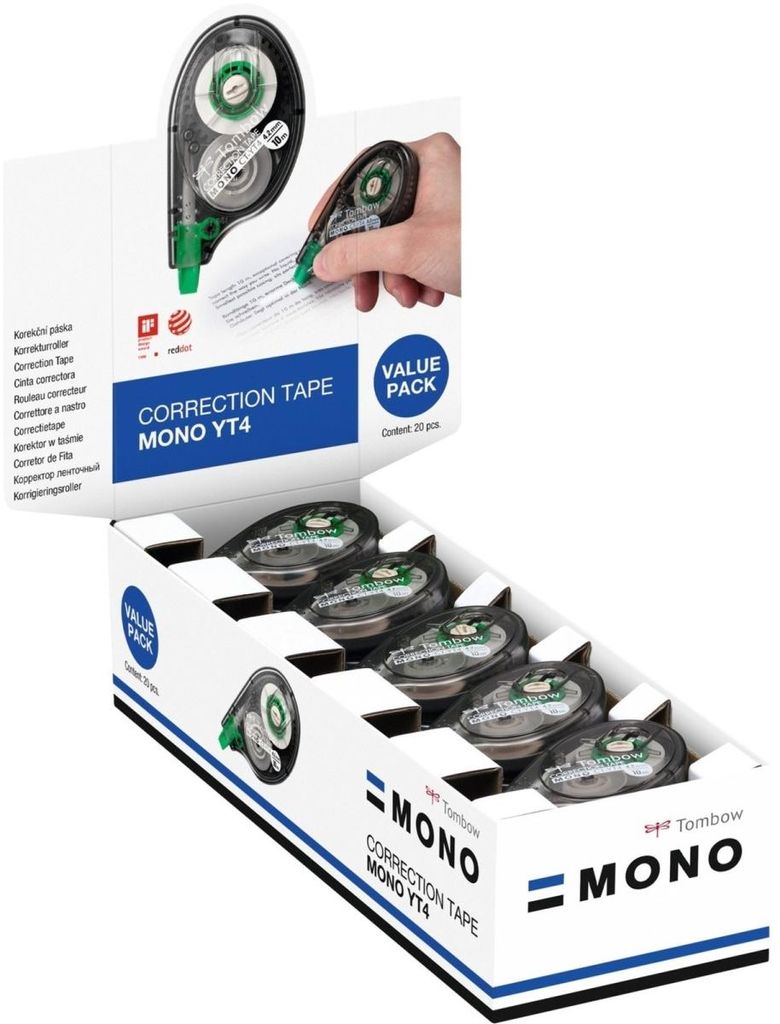 Tombow CT-YT4-20MONO YT4 confezione da 20 pezzi Immagine del prodotto 