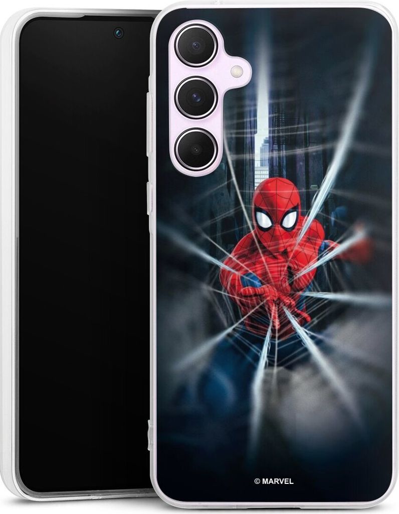 DeinDesign Handyhülle für Samsung Galaxy A55 5G Silikon Hülle Case Smartphone Schutzhülle Kinofilm Marvel Spider-Man