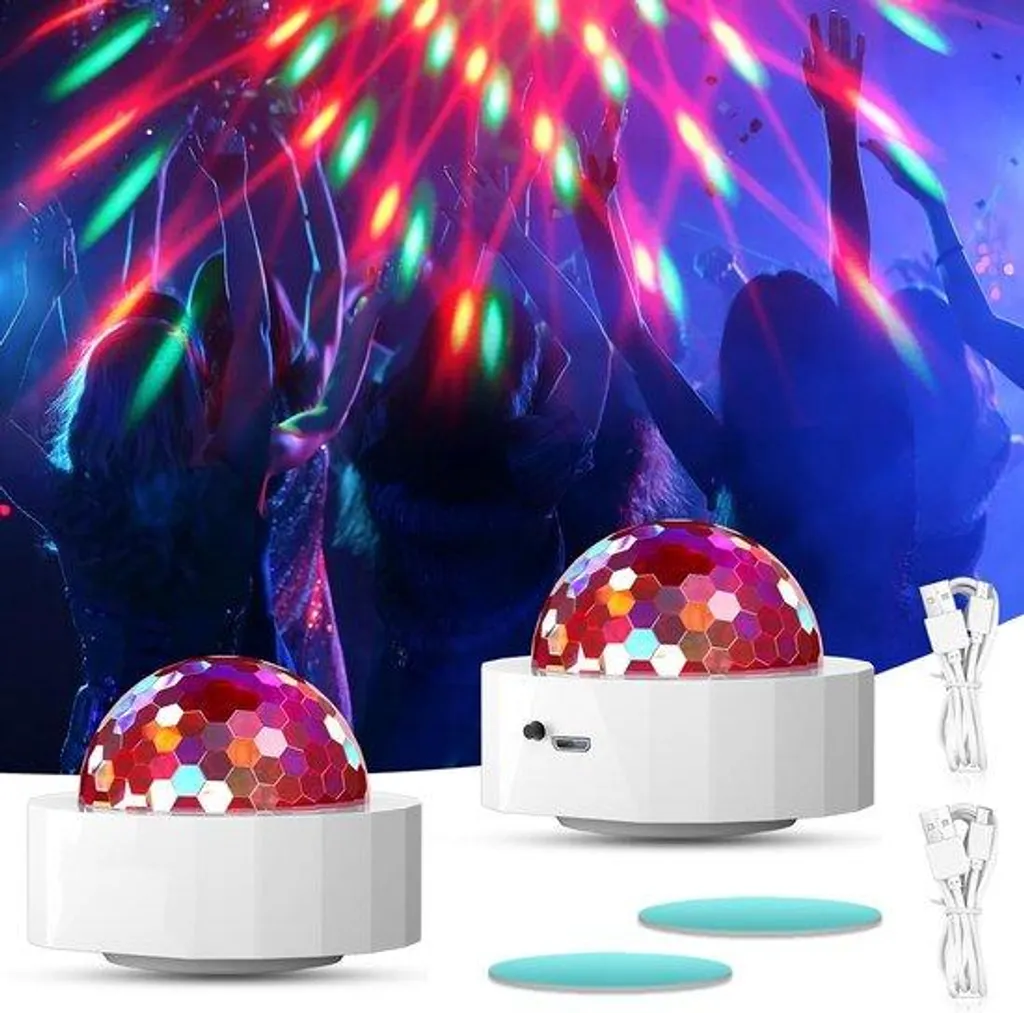 Boule disco compacte pour transformer votre salon en discothèque privée