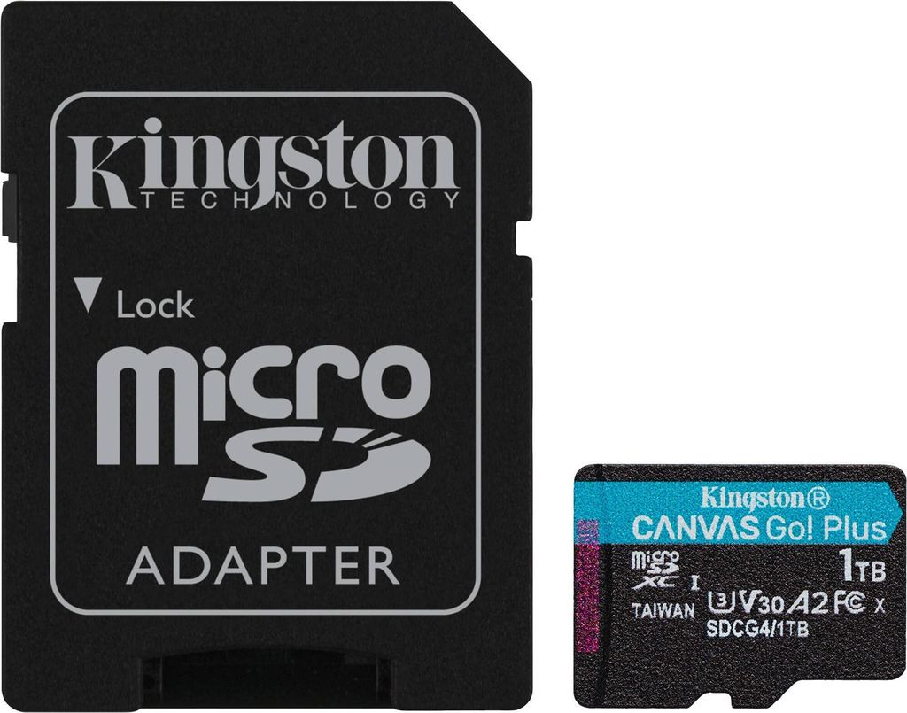 KINGSTON microSDXC Canvas Go Plus 1TB + Adapter Immagine del prodotto 
