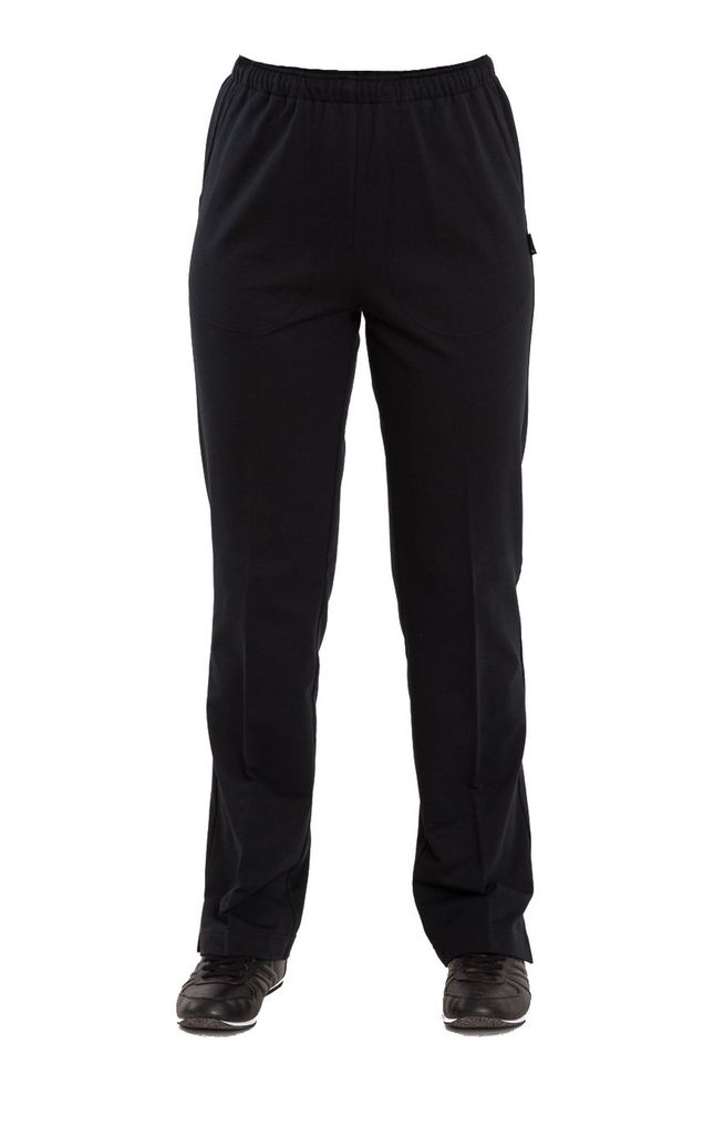 Authentic klein - Damen Sport und Freizeit Hose aus reiner Baumwolle (03020), Größe:100, Farbe:Schwarz (090)