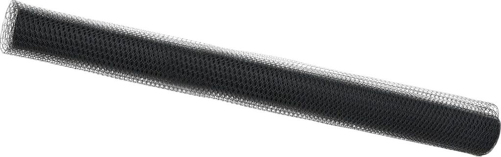 Möbel Sechseckzaun Grau 1.6x50 m Stahl - Metallzäune 42005585