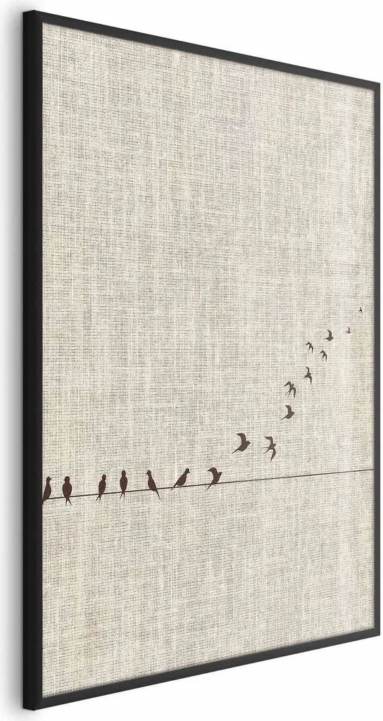 Quadro Motivazionale Ufficio 60x90 cm - Poster Imparare a Volare