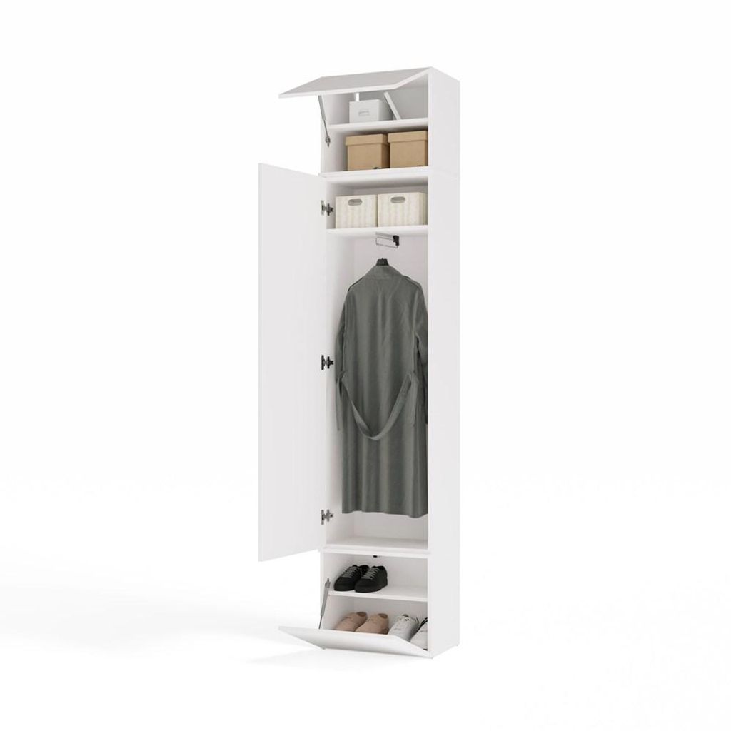 HAGA Kleiderschrank 1SZ 3-türiger Kleiderschrank für Flur, Produktbild 