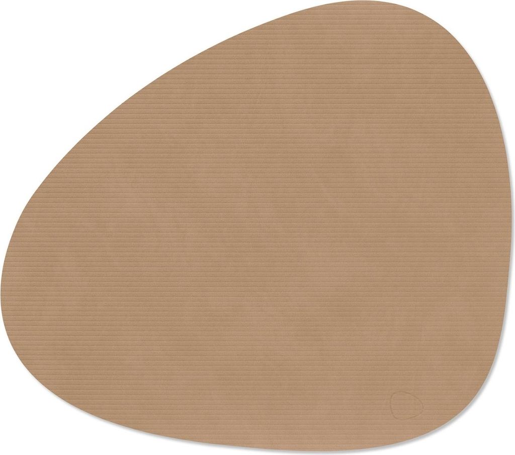 LIND DNA Corduroy Tischset Curve L nougat 37x44cm