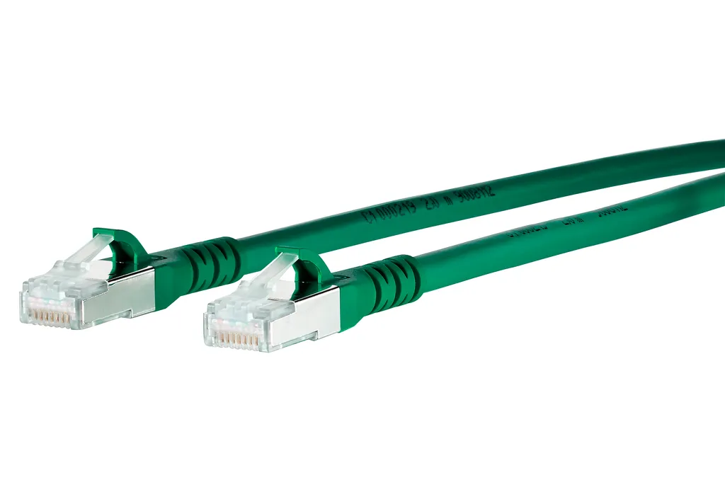 METZ CONNECT 1308451055-E cavo di rete Verde 1 m Cat6a S/FTP (S-STP)