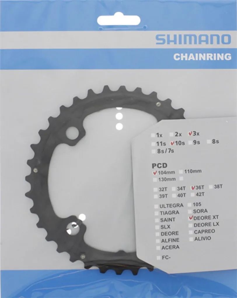 Réparer pédalier Shimano XT avec le plateau 36 dents FC-T780 4 bras 3x10v