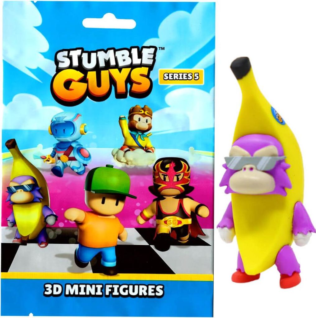 Stumble Guys 3D Sammelfiguren Serie 5 - Chrome - Figur 16. Banana Imposter