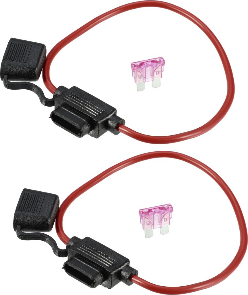 3A Standard Blade Style Sicherung 12AWG Sicherungshalter Wasserdichter Sicherungshalter 12 Gauge Sicherungshalter Blade Style Inline Sicherungshalt...