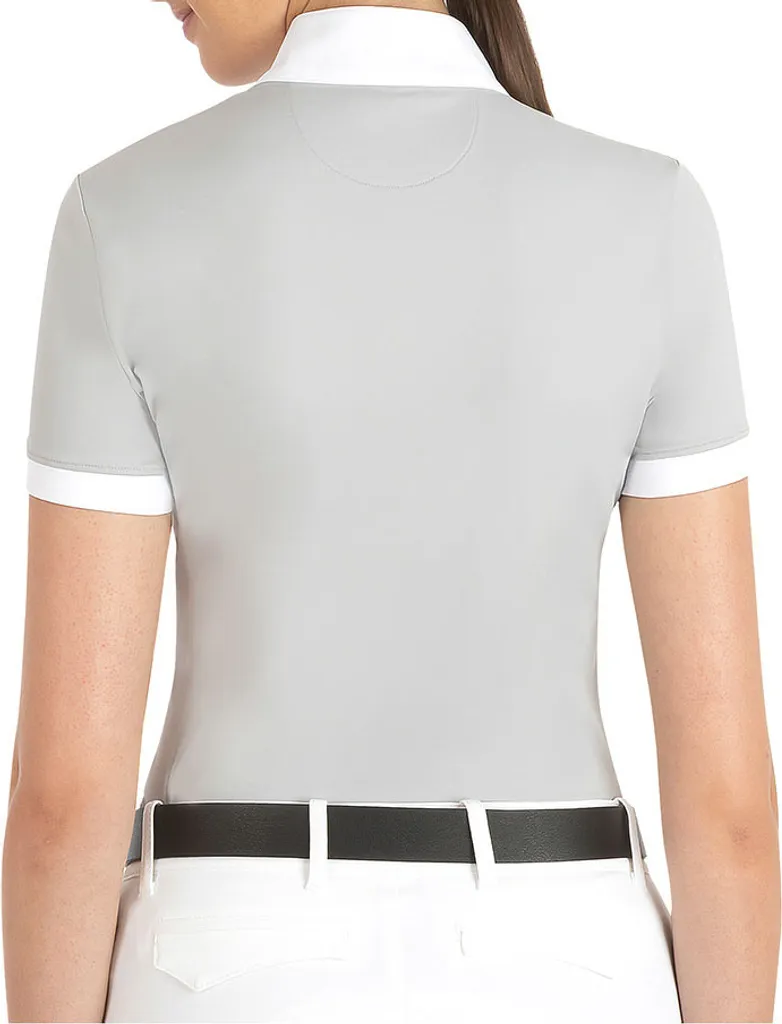 Vêtement de compétition équitation Equiline Eulae gris clair taille 34 - 3