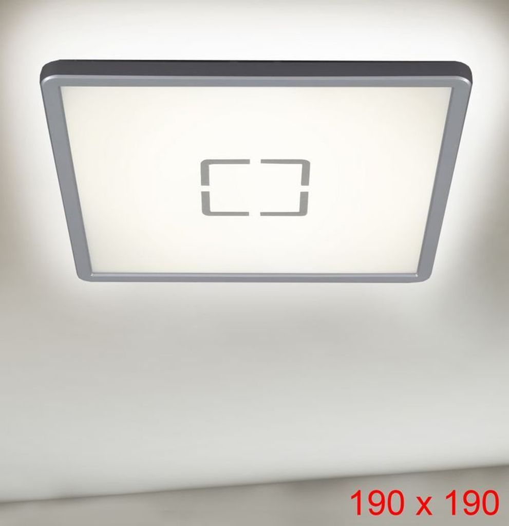 Briloner Slim LED Panel Free silber 19 x 19 cm mit Produktbild 