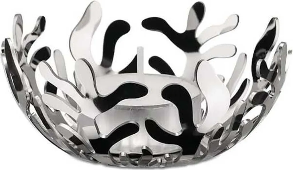 Photophore design Mediterraneo Alessi en inox pour bougie de table