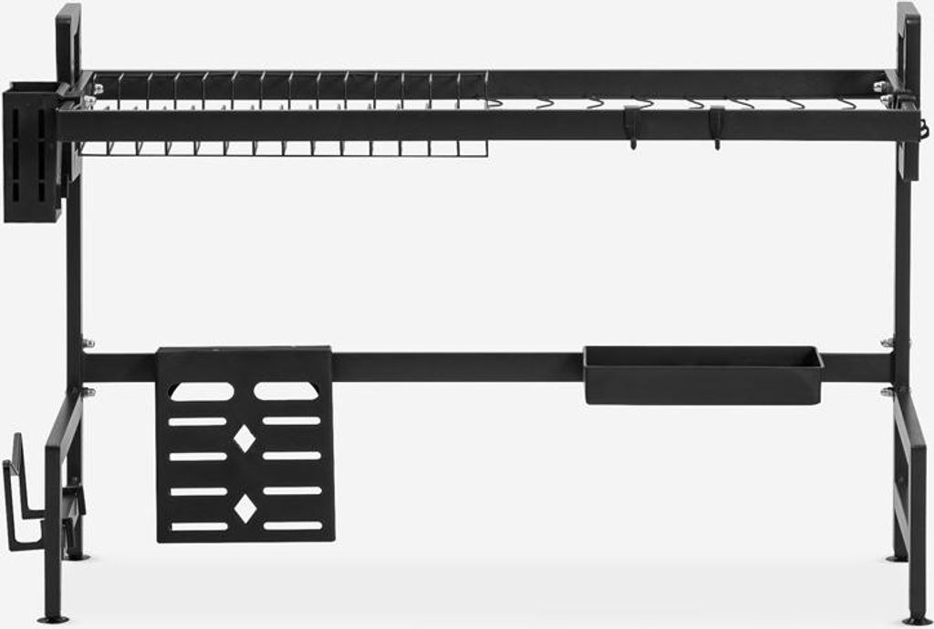 Abtropfgestell für die Spüle 105x27x56cm Nalan Plus - Schwarz