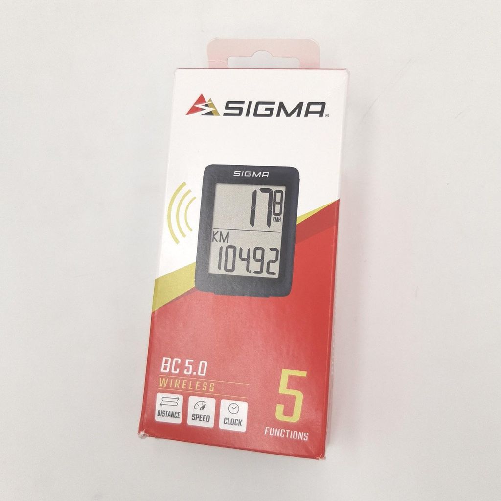 SIGMA Sport BC 5.0 WL Fahrradcomputer Drahtlos Funktionen Produktbild 