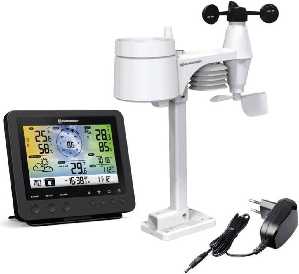 Bresser Optics 7002580, Schwarz, Anemometer Produktbild 
