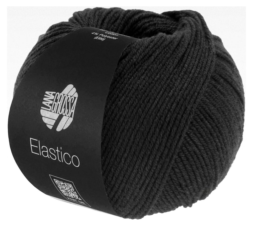 Elastico | Baumwoll-Klassiker mit leichtem Stretchanteil | Handstrickgarn aus 96% Baumwolle und 4% Polyester | 50g Wolle zum Stricken und Häkeln |...