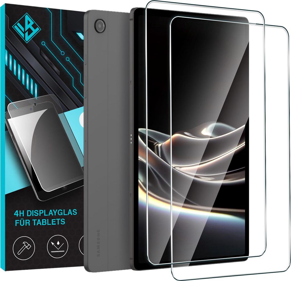 2x 4H Tablet Schutzglas für Samsung Galaxy Tab A11+ 11 Zoll 2025 Displayglas Displayschutz