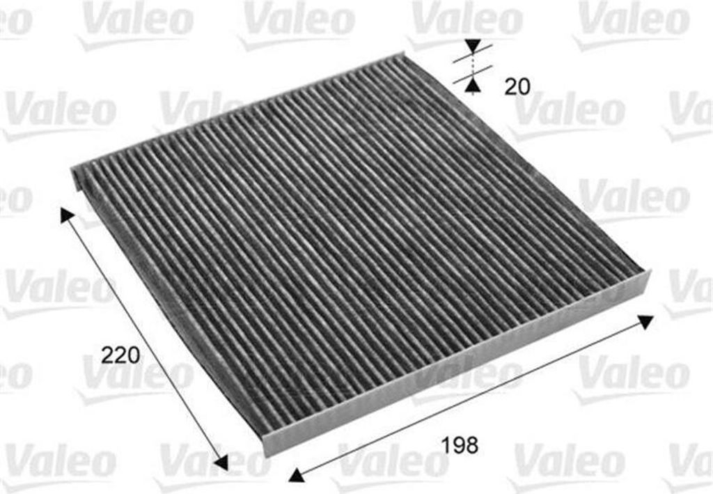 VALEO 715701 Innenraumfilter Pollenfilter für TOYOTA AVENSIS Kombi (T25) Aktivkohle