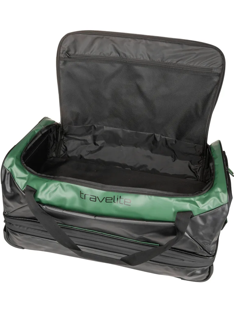 Sac de voyage trolley extensible grand volume 98L vert - 12