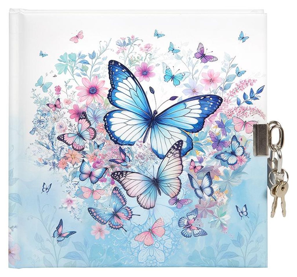 Goldbuch Tagebuch Schmetterlingsgarten 16x16 cm 96 Seiten Produktbild 