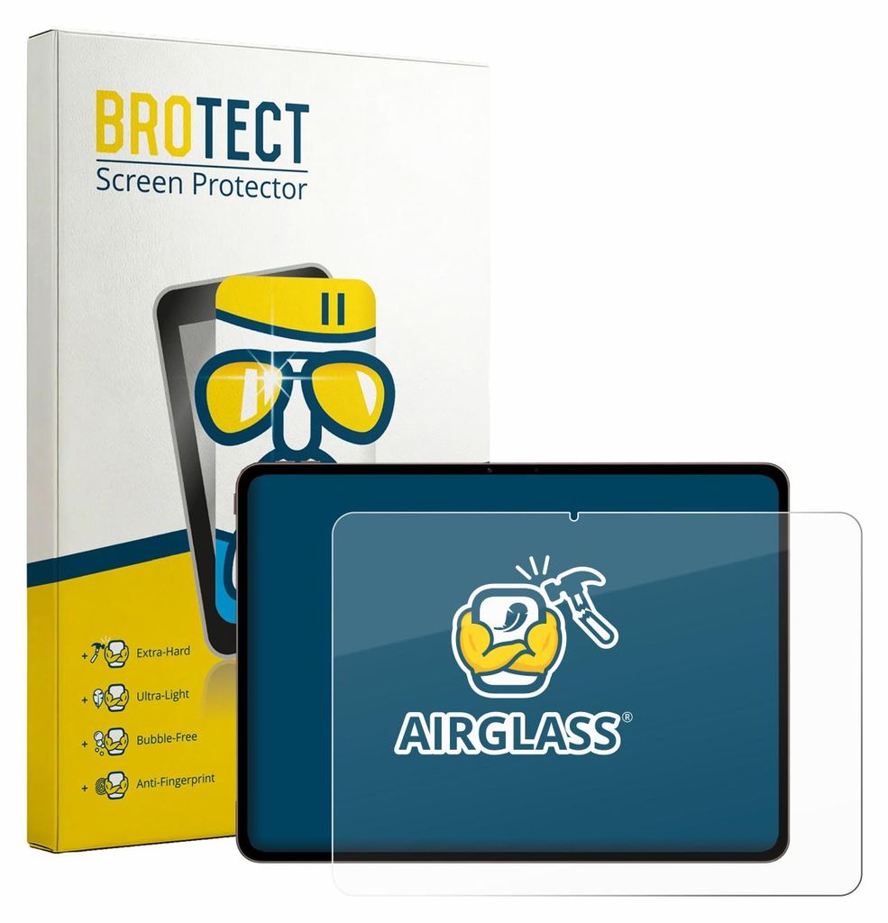 BROTECT Schutzglas für OnePlus Pad 4 Schutzfolie Panzer Folie Glas Display Schutz klar