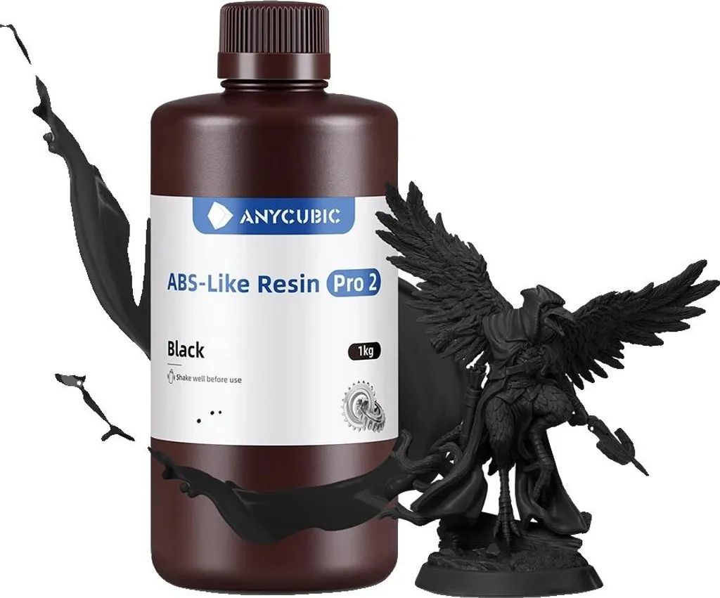 Résine 3D haute précision noire polymérisation rapide pack de 10 KG