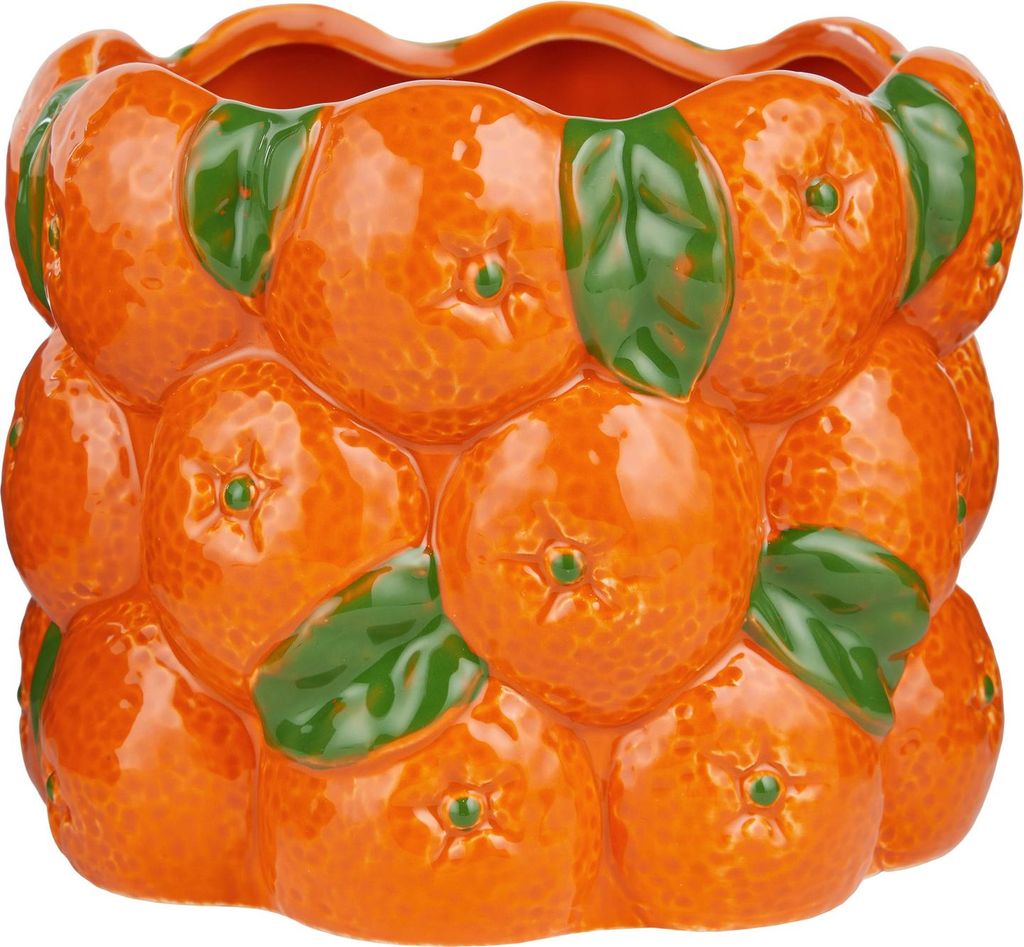 BUTLERS Blumentopf NARANJA Orange