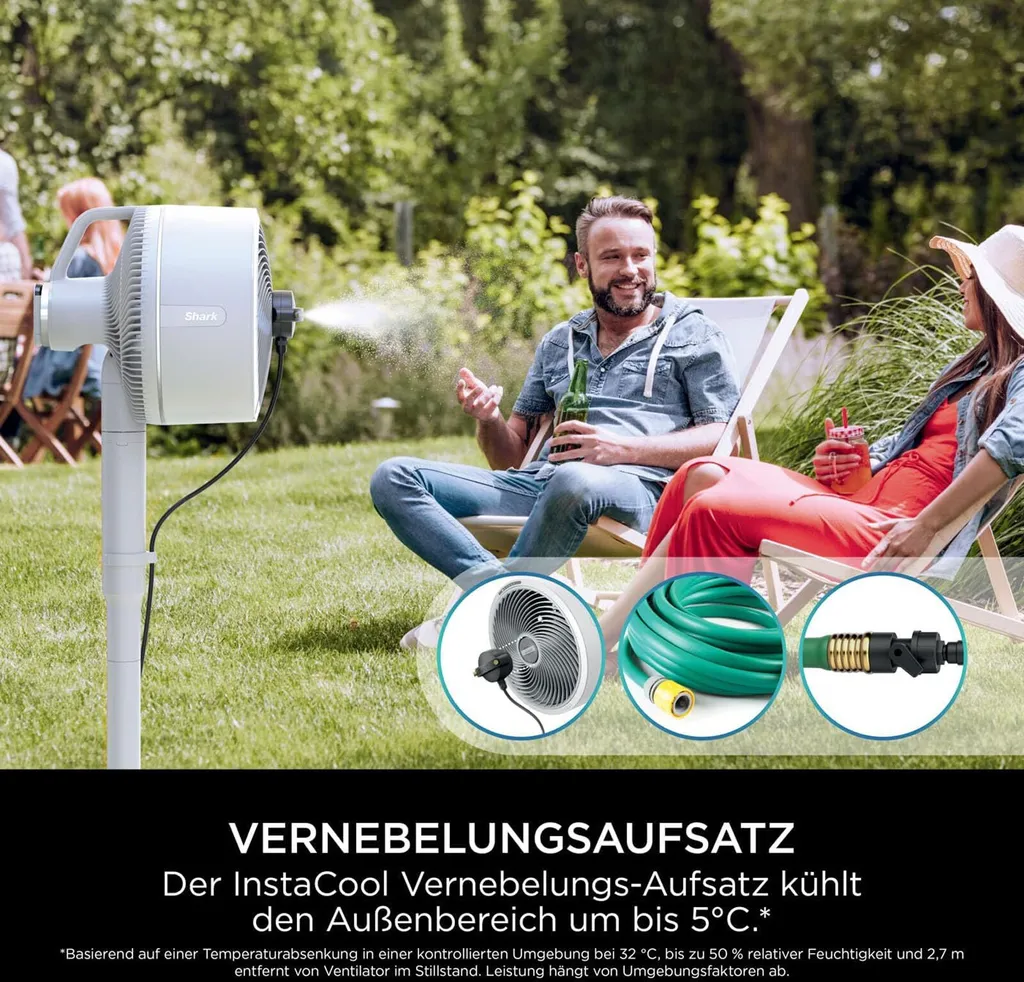 Ventilateur sans fil Ninja FA220EU commutable pied et table portable - 14