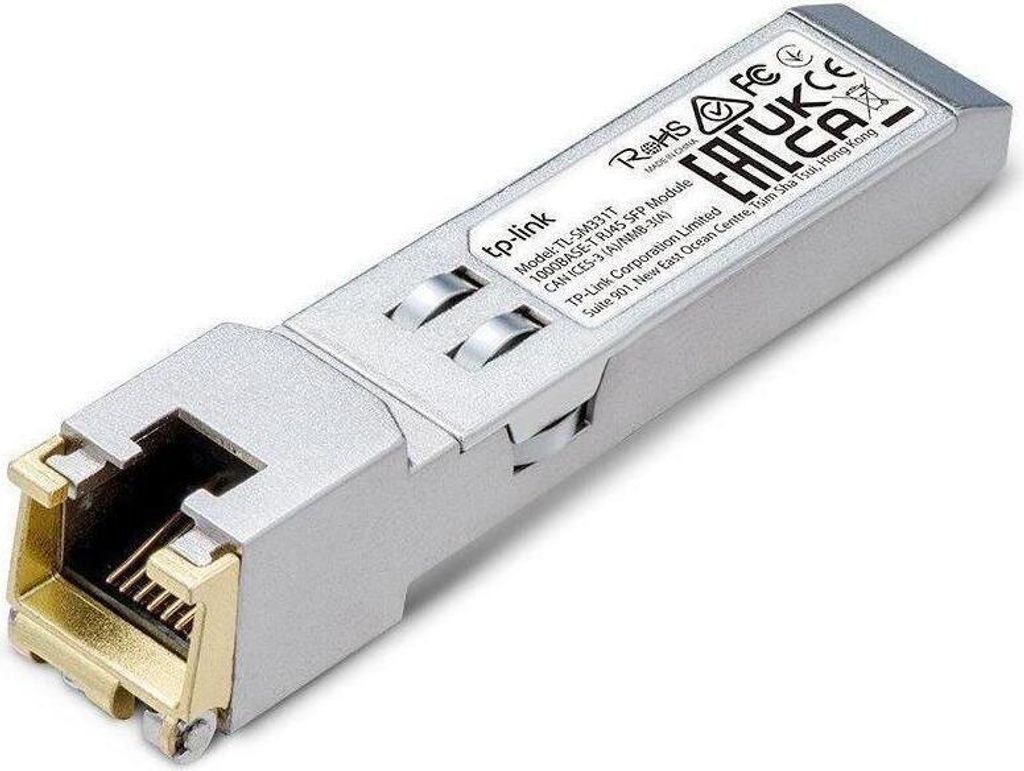 TP-Link TL-SM311T 1G SFP auf RJ45 Mini Gbic Modul - Produktbild