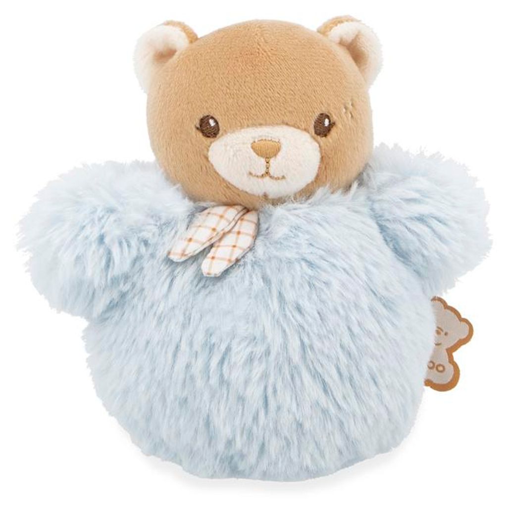 Kaloo Kuschelbär blau - weicher Plüschbär für Babys und Kleinkinder