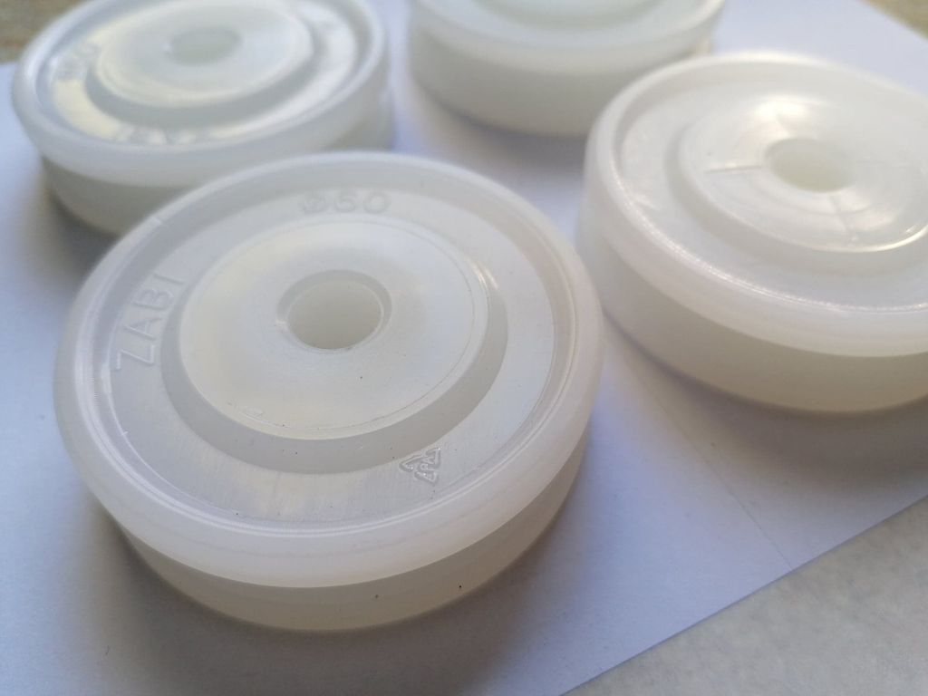 Roues En Plastique Polyamide 140 Mm - Roulettes Transport Charge Jusqu'à 150 Kg - Pour Chariot, Meuble, Brouette DIY