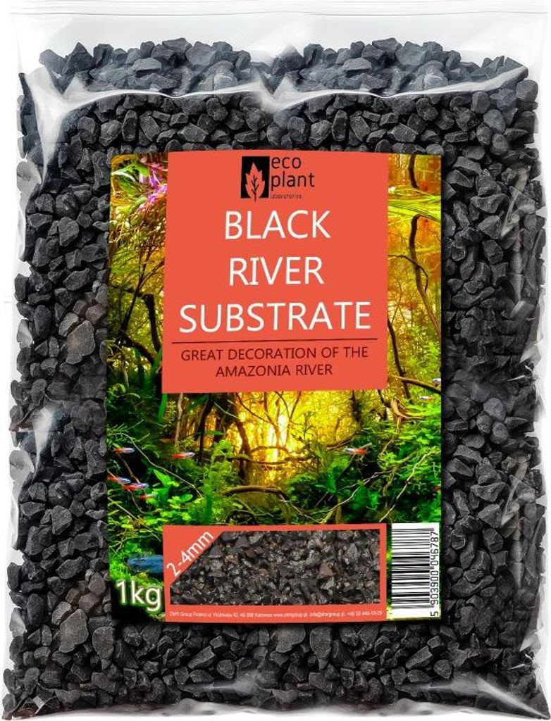 Eco Plant Black River 1kg - ghiaia nera 2-4mm Eco Plant Immagine del prodotto 