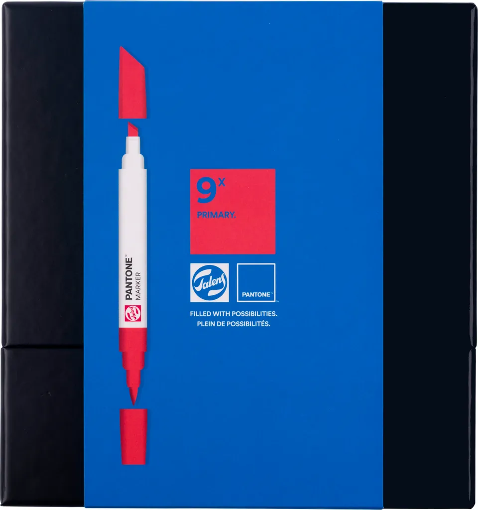 Marqueurs à pigments Talens Pantone Set 9x Primary pour dessin