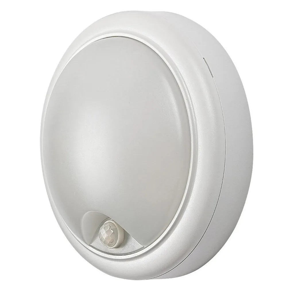 Rabalux Hitura 77029 Plafonnier LED 15W Blanc avec Détecteur IP54