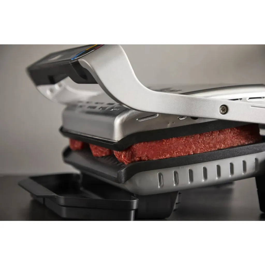 Tefal OptiGrill+ GC717D Gril Intelligent 6 programmes Acier Inoxydable - 4