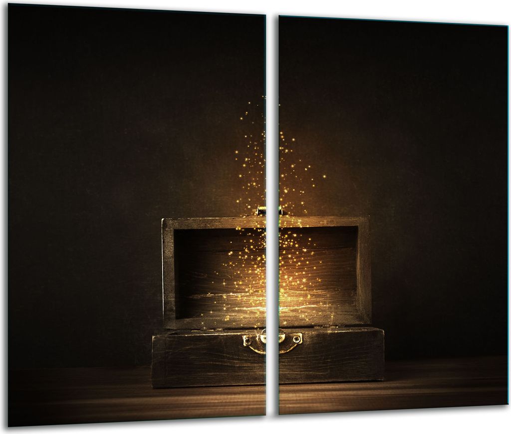 Herdabdeckplatten 2 teilig 30x52 Glaskeramikfeld Abdeckung Glas Erdnüsse