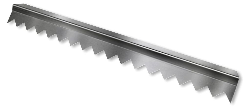 Edelstahl-Entnahmesicherung, Diebstahlschutz für den Briefkasten - gezackter Entnahmeschutz - 330 mm Länge