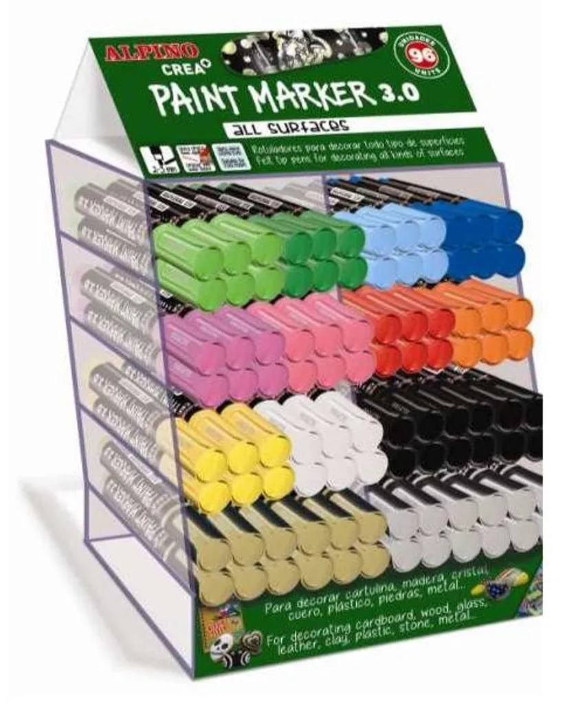 Pennarello artistico acrilico ALPINO 13 colori