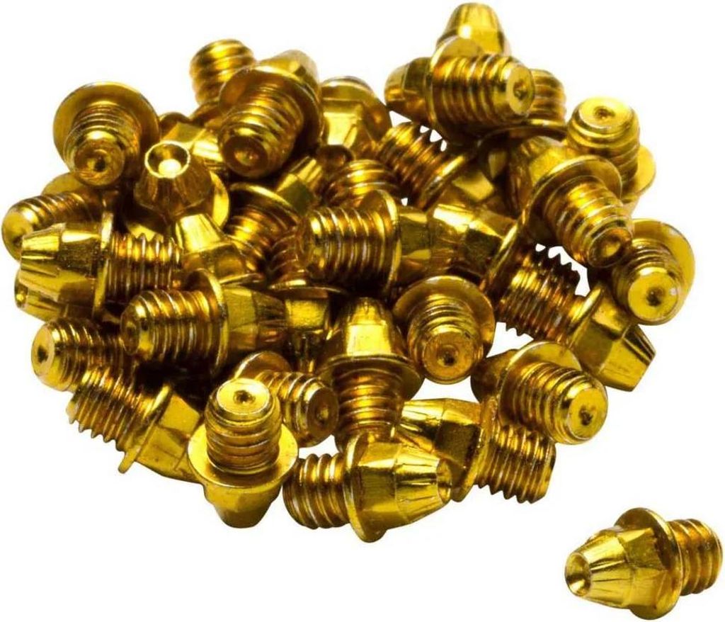 Reverse Components Universal Pedalbolzen 24 Einheiten Golden Golden One Size