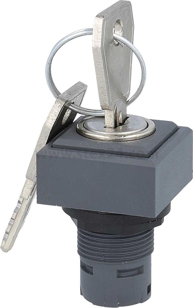 Georg Schlegel Schlüsseltaste rastend quadratisch, QUARTRON Beleuchtbar: Nein Beschriftbar: Nein - 1 Stück