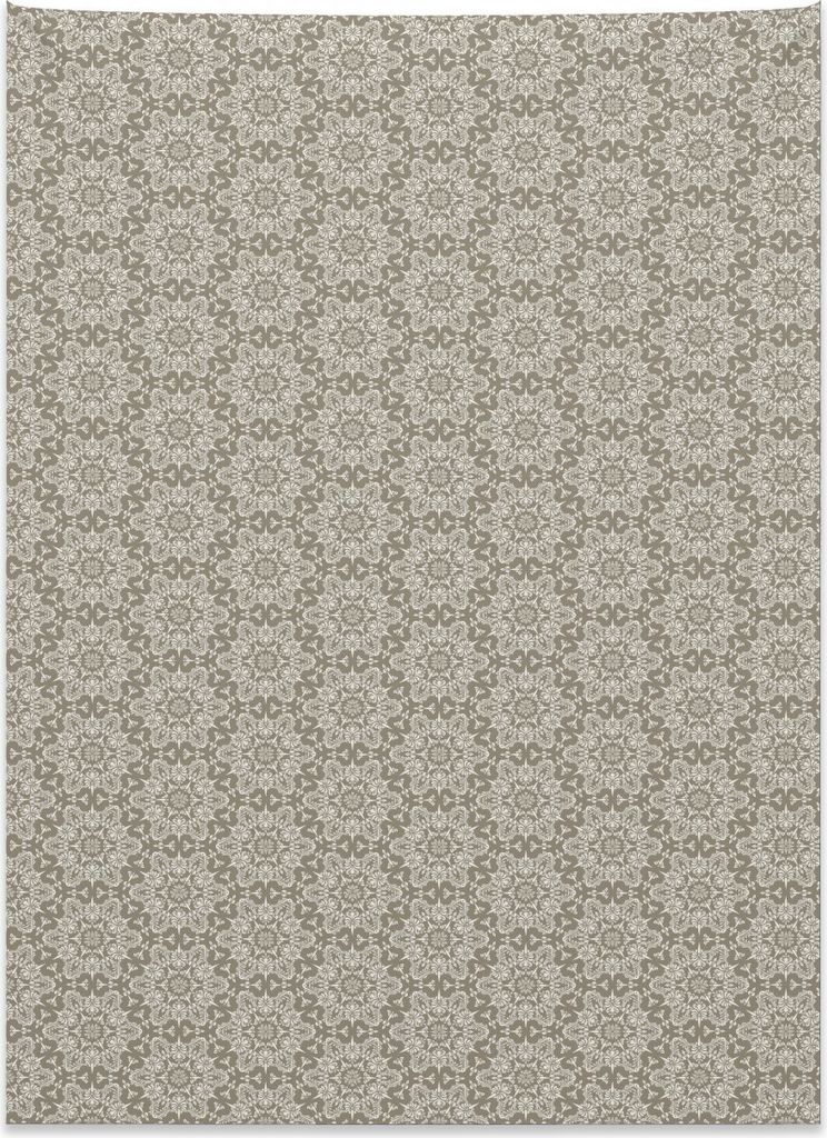 Abakuhaus Jahrgang Wandteppich, Mittelalterliche Blumen wirbelt aus Weiches Mikrofaser Stoff Kein Verblassen Klare Farben Waschbar, 110 x 150 cm, W...