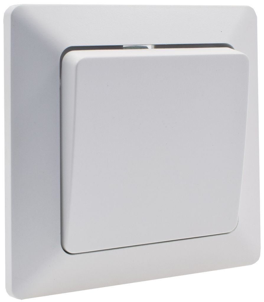 Interruttore MILOS da incasso 250V~/ 10A, bianco Immagine del prodotto 
