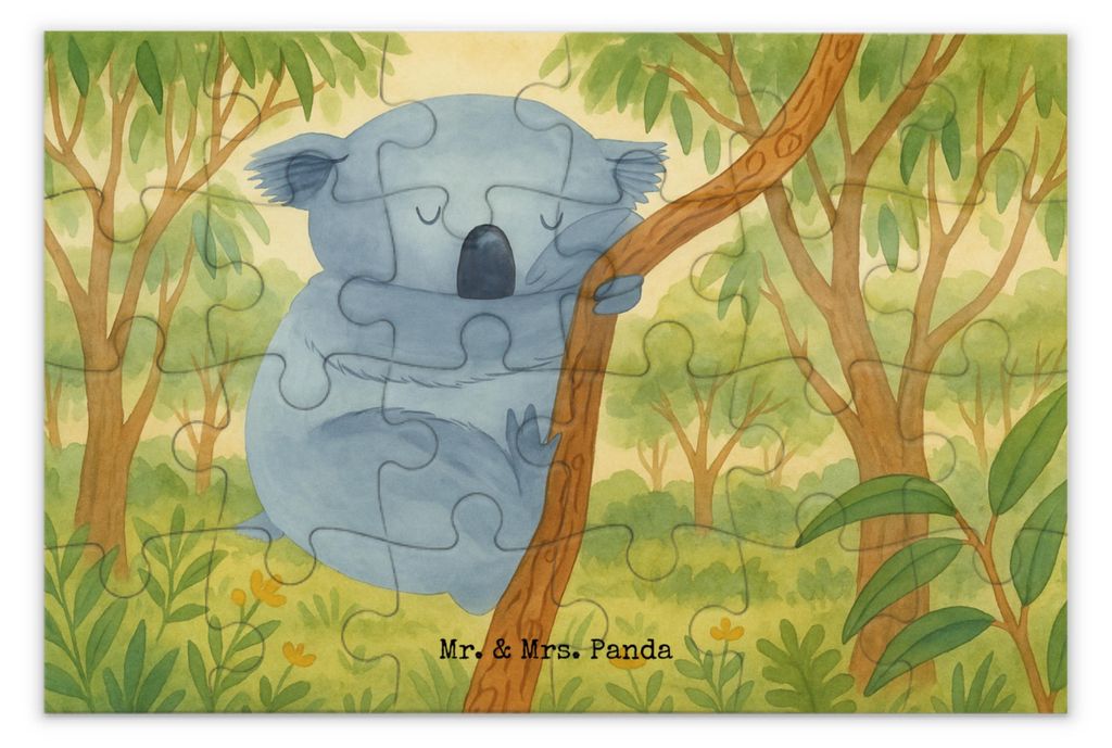 Mr. & Mrs. Panda Puzzle Koalabär Design 24 Teile - Weiß - Geschenk, 500, Lustige Sprüche, Koala, 1500, 2000, Schlafzimmer, Traumland, Bär, Puzz...