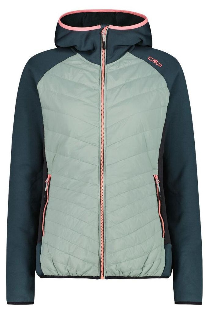 CMP Damen Jacke Jacket Hybrid FIX Hood Grün 36 Produktbild 